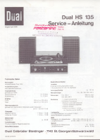 Dual HS-135-Service-Manual 